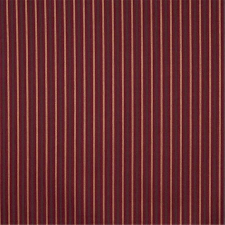 Designer Fabrics 54 in. Wide Dark Red And Gold, Striped Heavy Duty Crypton Commercial Grade Upholstery Fabric F749